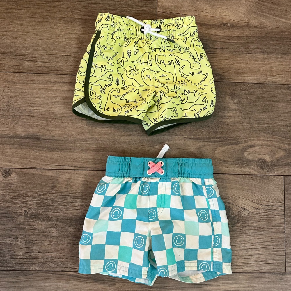 12 month boy Cat & Jack swimsuits